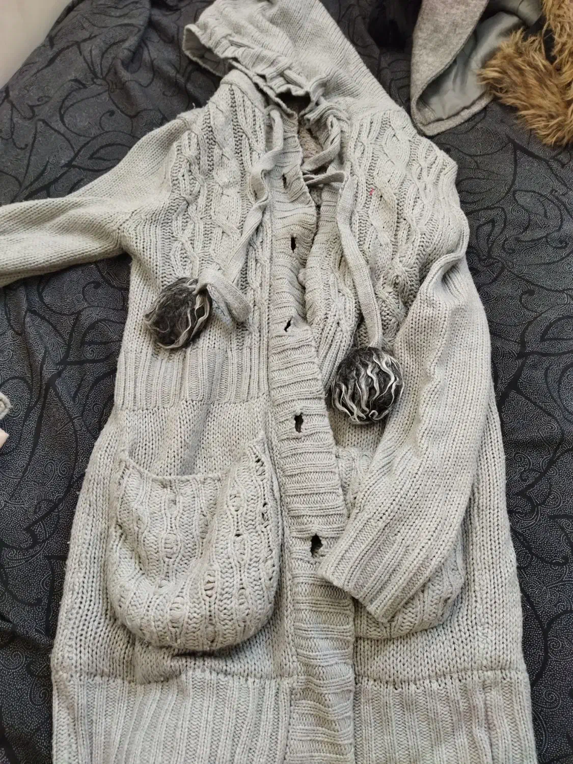 بافت زنانه طوسی روشن|لباس|سبزوار, صالح آباد|دیوار