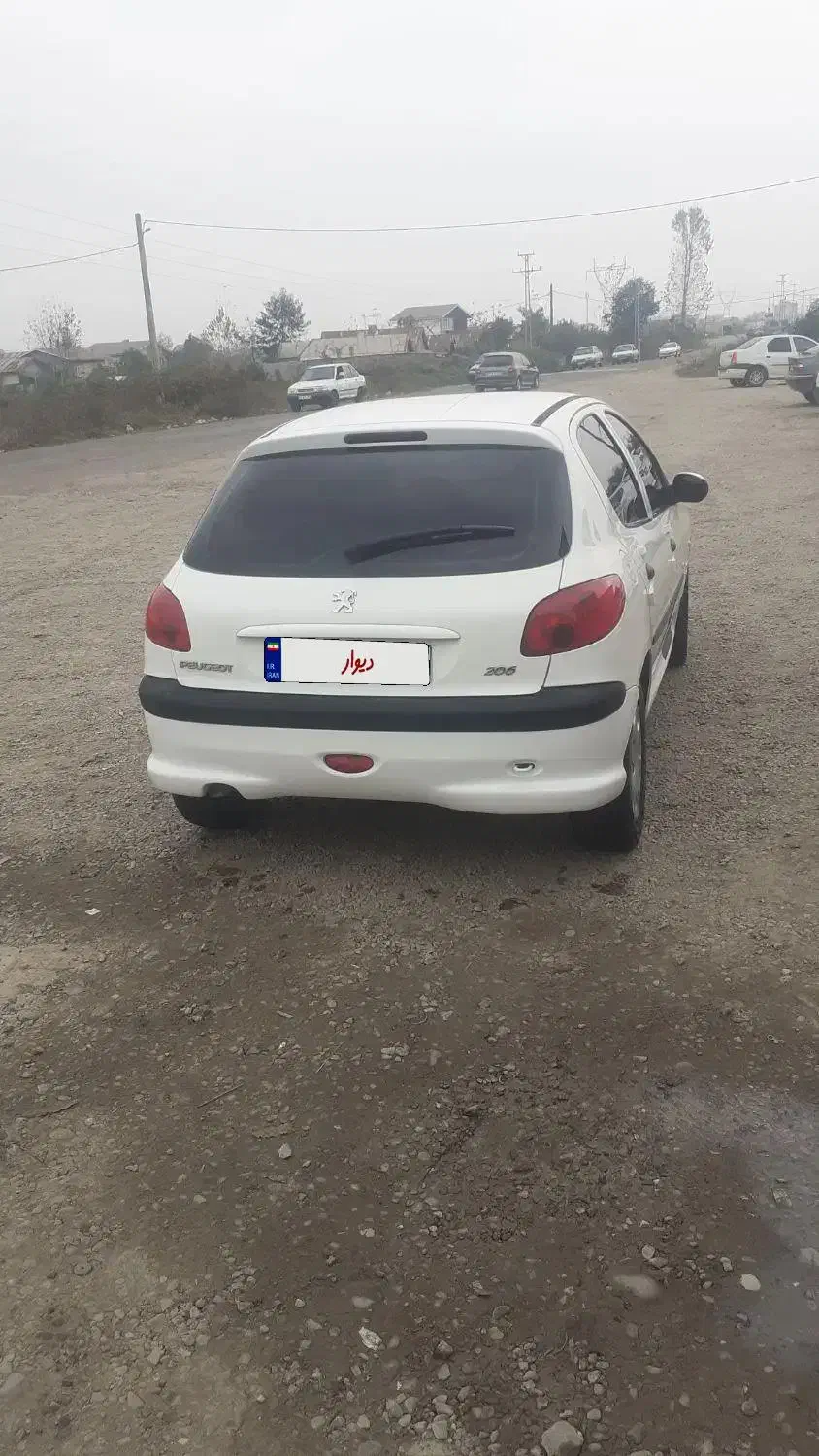 پژو ۲۰۶ بدون رنگ|خودرو سواری و وانت|ماسال, |دیوار