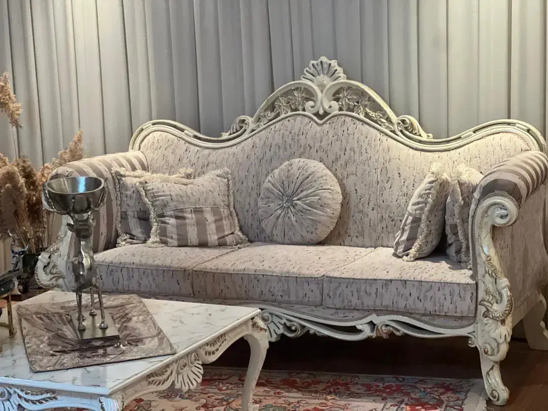 مبل سلطنتی به همراه میز غذاخوری|مبلمان خانگی و میز عسلی|اردبیل, |دیوار