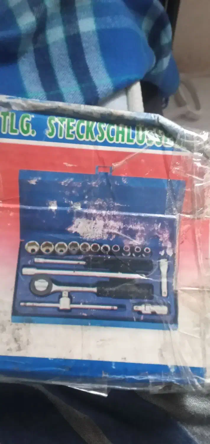 جعبه آچار بکس آلمانی اصل|کلکسیون اشیاء عتیقه|رودسر, |دیوار