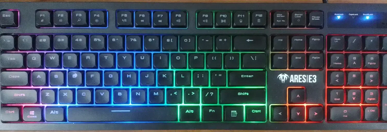 کیبورد گیمینگ rgb|قطعات و لوازم جانبی رایانه|قائن, |دیوار