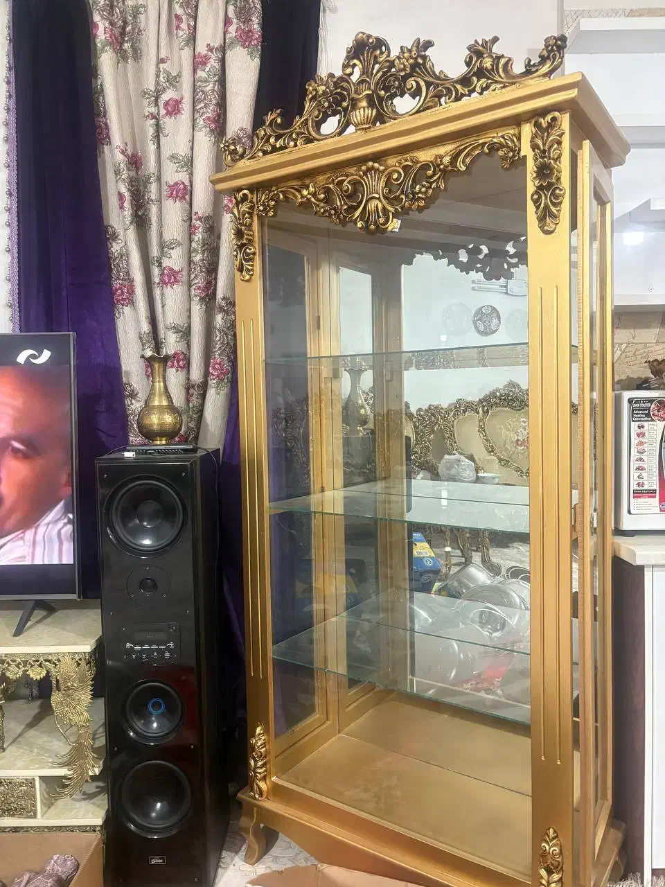 ویترین چوبی|بوفه، ویترین، کنسول|کهریزک, |دیوار