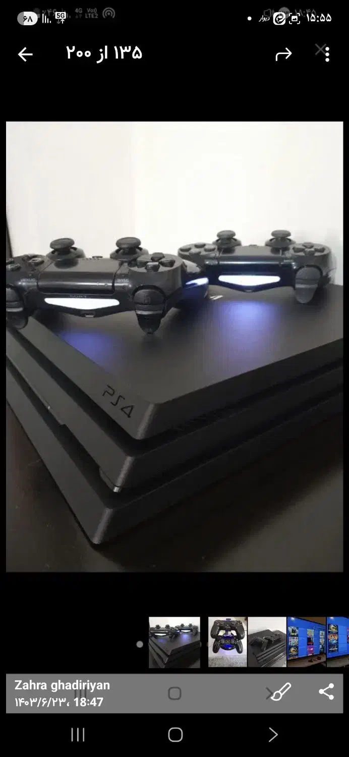 پی اس فور ۴پرو T1 فول بازی 7216 دودسته اصلیps4 pRO|کنسول، بازی ویدئویی و آنلاین|تهران, تهرانپارس شرقی|دیوار