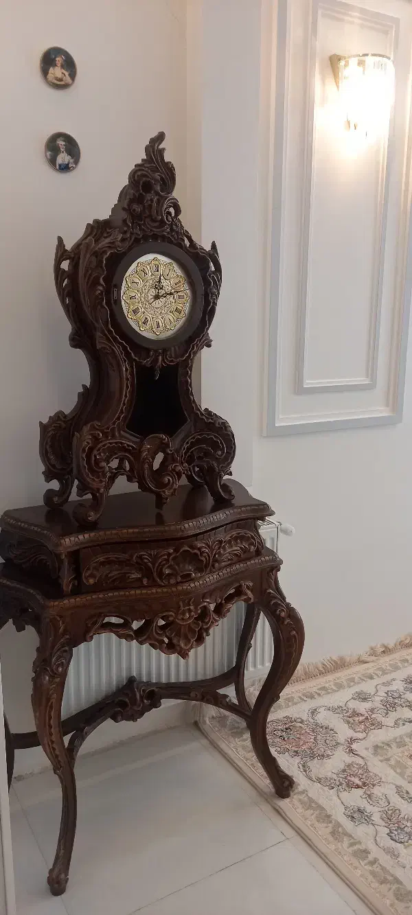 ساعت چوب راش|ساعت دیواری و تزئینی|مشهد, خواجه ربیع|دیوار