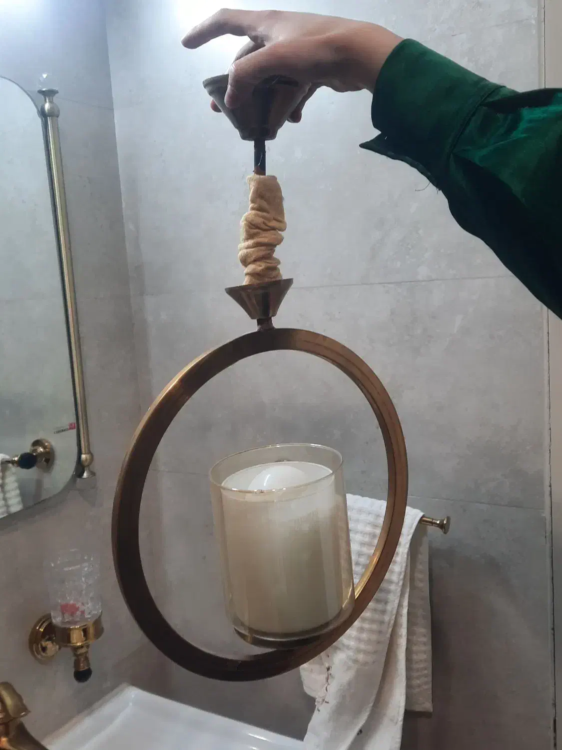 لوستر|لوستر و چراغ آویز|مشهد, خرمشهر|دیوار