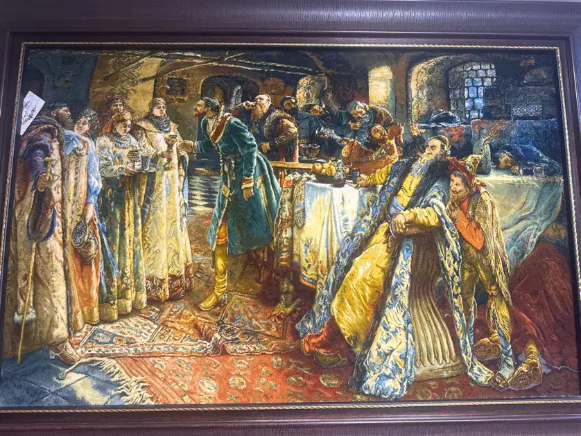 تابلو فرش تزار هفتاد رج تبریز|تابلو فرش|تهران, پونک|دیوار