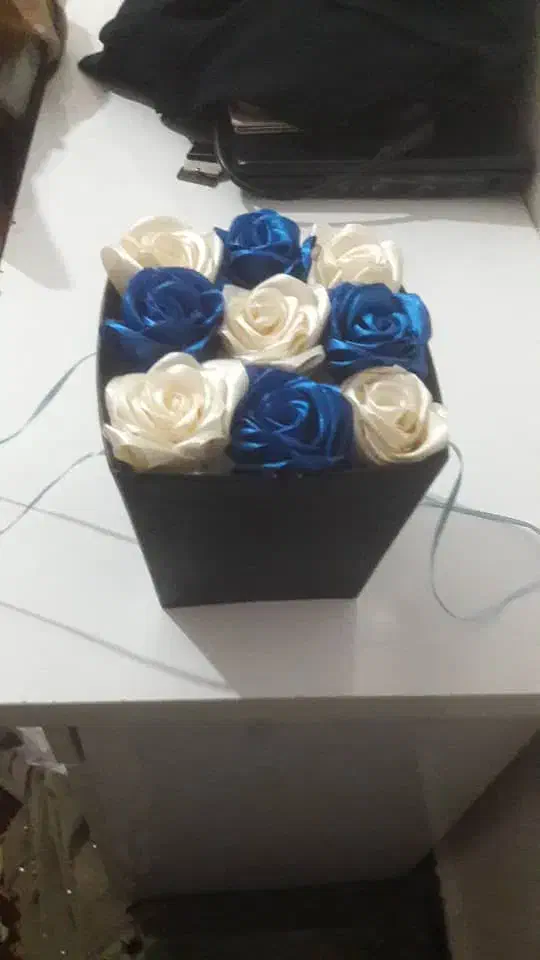 دسته گل روبانی،گل روبانی.گل جاودان.گل مصنوعی|گل مصنوعی|اهواز, پادادشهر|دیوار