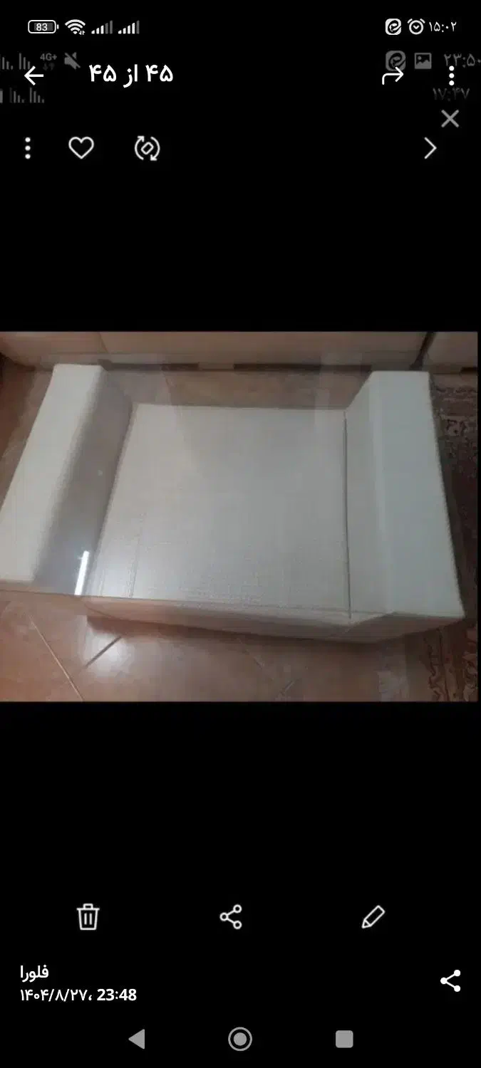 میز  جلو مبلی سفید رنگ|مبلمان خانگی و میز عسلی|کاشان, فاز ۱ ناجی آباد|دیوار