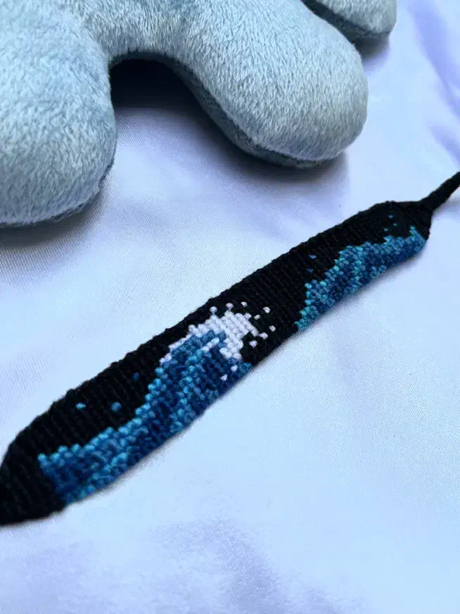 دستبند دستباف موج دریا|بدلیجات|رشت, حمیدیان|دیوار