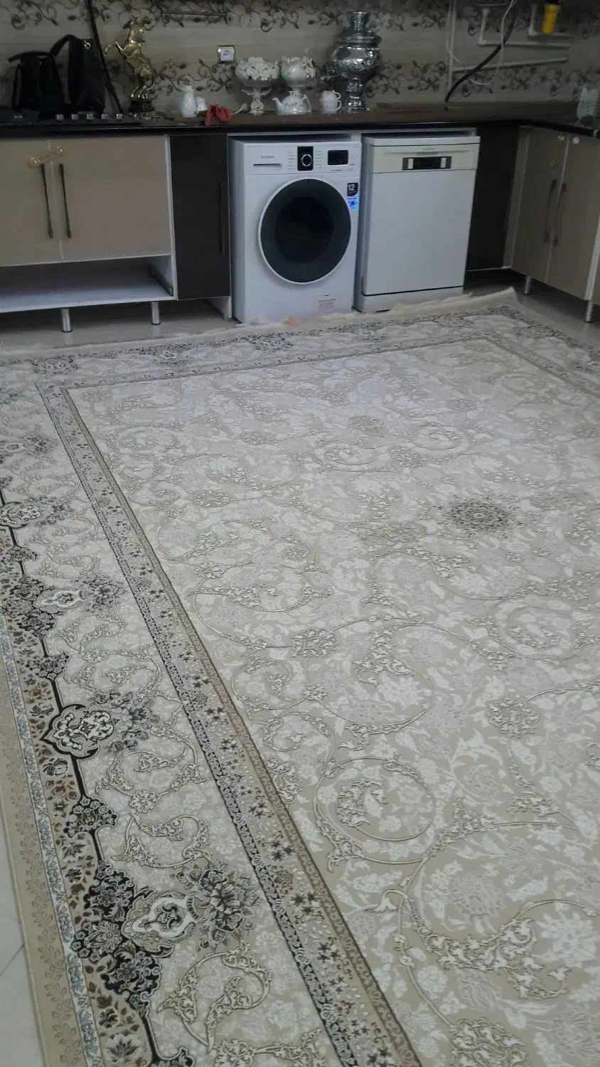 فرش ۱۲۰۰ شانه  خاطره کاشان|فرش|بروجرد, |دیوار