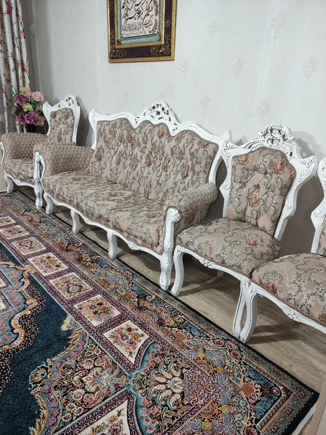 مبل سلطنتی یا استیل|مبلمان خانگی و میز عسلی|مشکین‌دشت, |دیوار