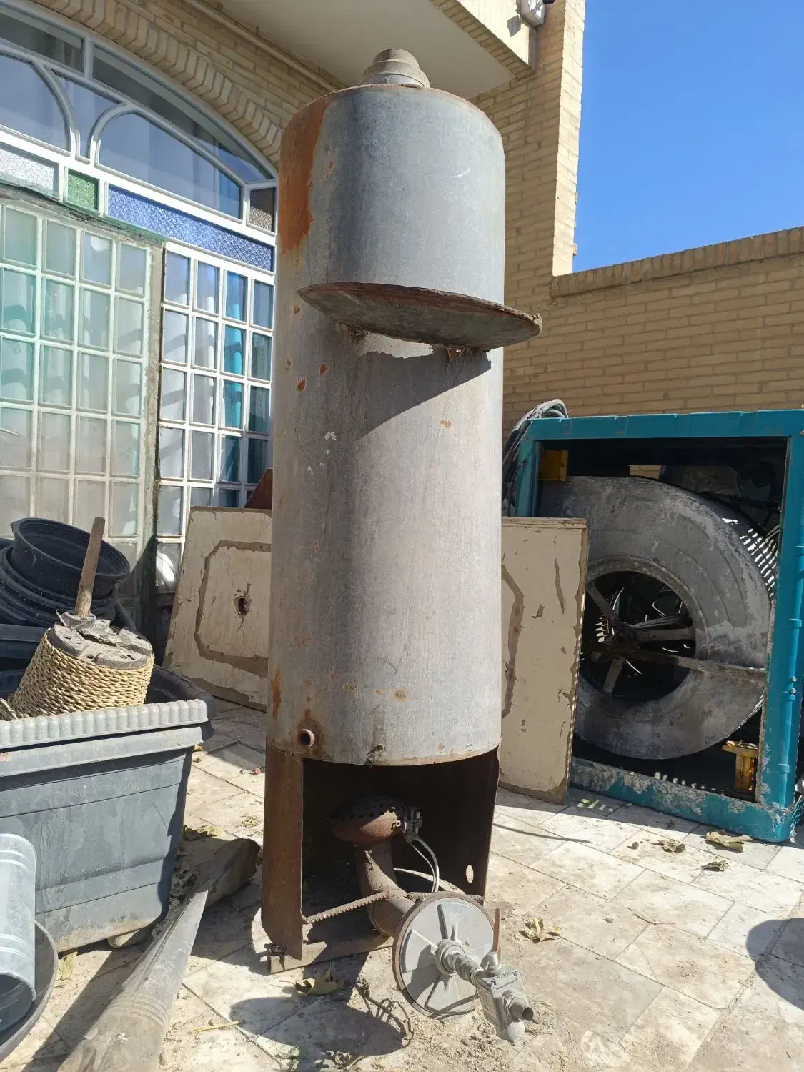 بخاری کارگاهی|بخاری، هیتر، شومینه|یزد, |دیوار