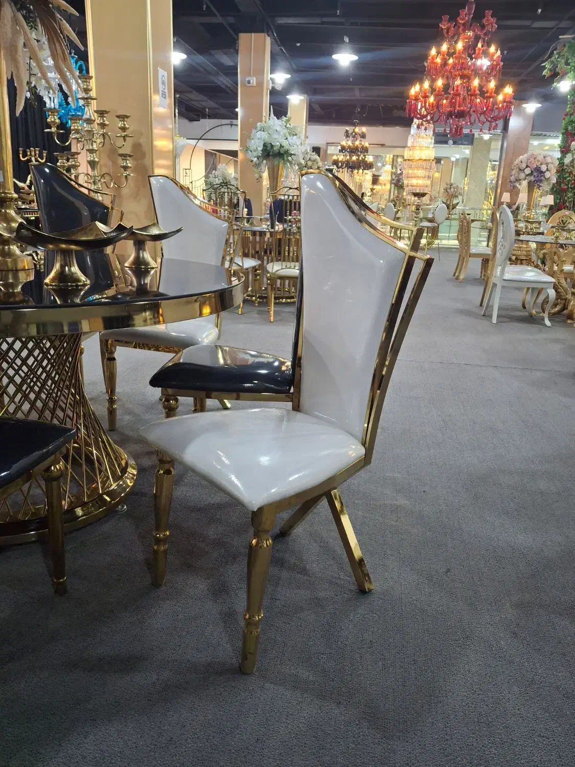 صندلی فلزی آبکاری بهار/تالارتشریفات|عمده‌فروشی|خلخال, |دیوار