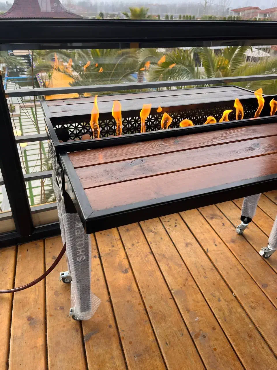 آتشدان تاشو|بخاری، هیتر، شومینه|رشت, چله خانه|دیوار