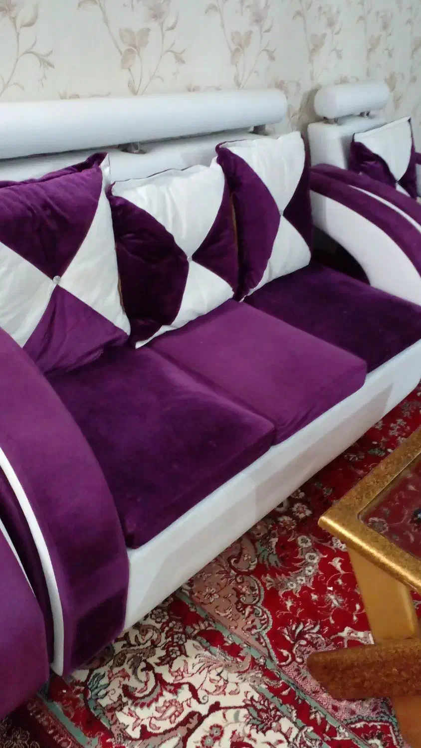 مبل ۷ نفره کارکرده|مبلمان خانگی و میز عسلی|خرمدره, |دیوار