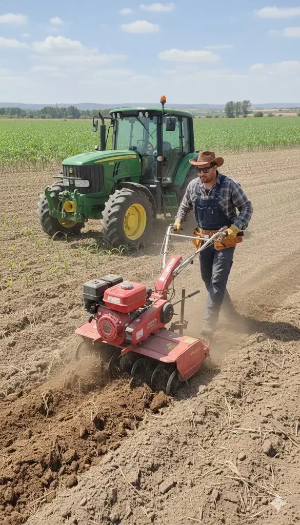 تیلر زنی و سمپاشی حرفه‌ای باغ با قیمت منصفانه|خدمات باغبانی و درختکاری|مشهد, رضاشهر|دیوار