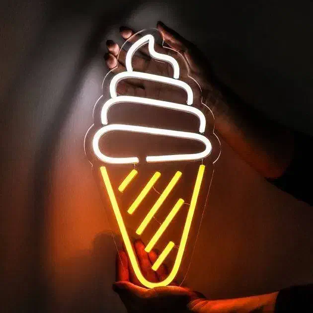 ساخت تابلو نئون سفارشی نئون اسم لوگو مغازه و اتاق|ریسه و چراغ تزئینی|اردکان, |دیوار