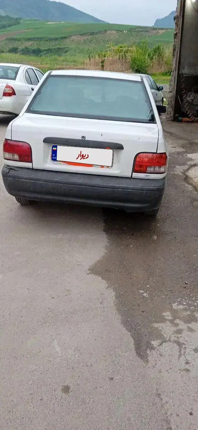 پراید سفید۹۲دوگانه دست|خودرو سواری و وانت|گالیکش, |دیوار