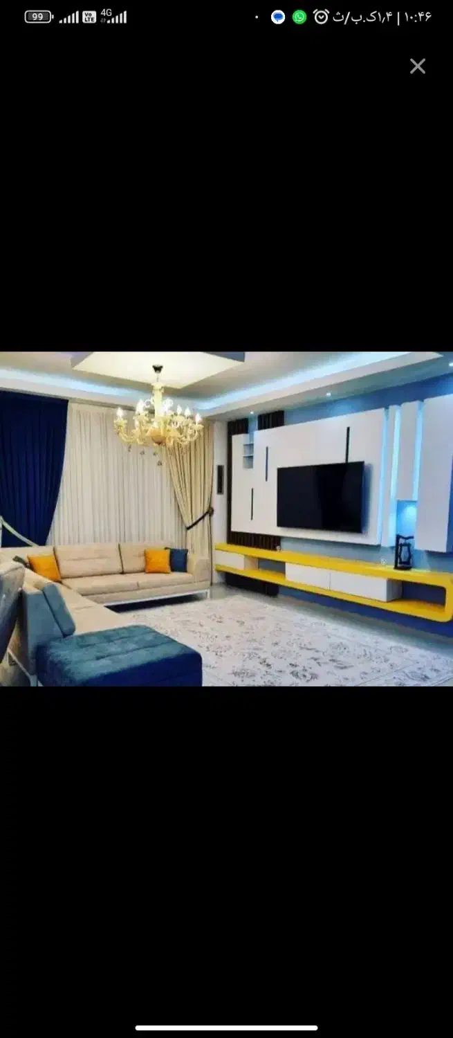 ۶۵متر دو خواب لاکچری فول امکانات|فروش آپارتمان|تهران, جوانمردان (اندیشه)|دیوار