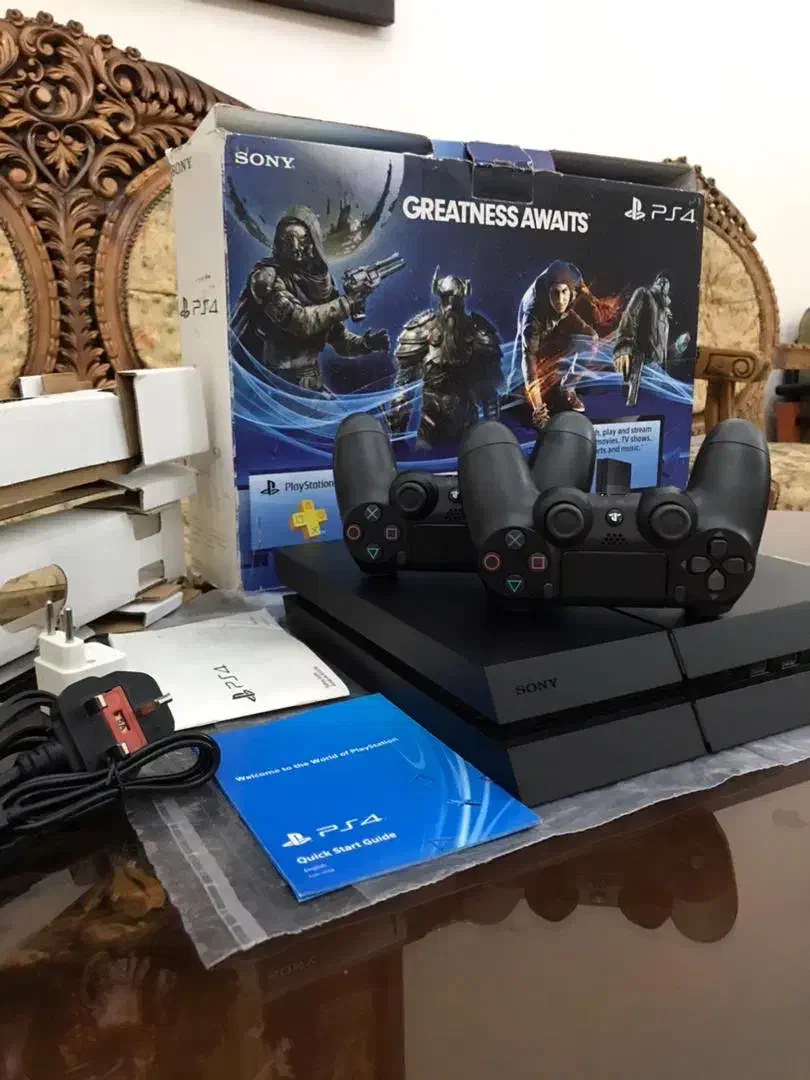 PS4 FAT 1TB دو دسته کپی خور ۲۰تابازی نو مناسب کادو|کنسول، بازی ویدئویی و آنلاین|کرج, کارخانه قند|دیوار