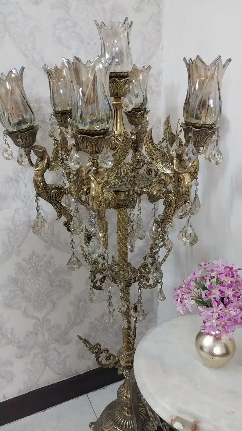 لوستر سالنی|لوستر و چراغ آویز|گلستان (تهران), |دیوار