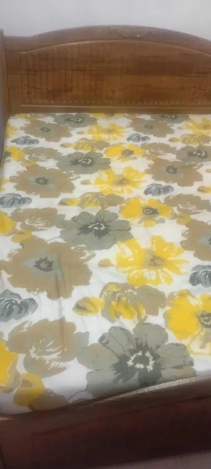 تخت چوبی دونفره|تخت و سرویس خواب|محمدیه-قزوین, |دیوار