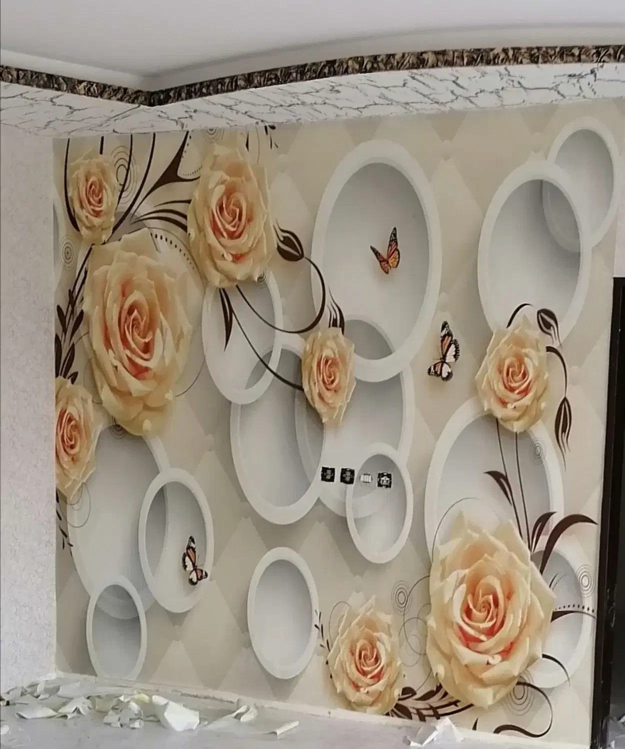 نصاب وفروش کاغذ دیواری و پوسترکفپوش،نقاشی ساختمان|خدمات پیشه و مهارت|نجفآباد, حومه نجف آباد|دیوار