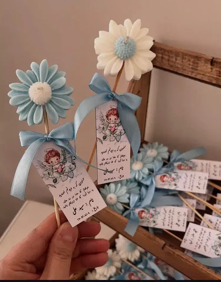 گل های ماندگار شمعی|صنایع دستی و سایر لوازم تزئینی|رفسنجان, |دیوار