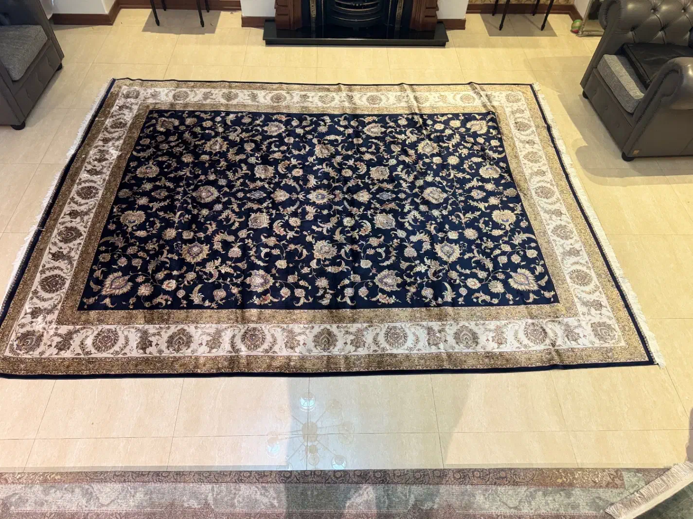 فرش ابریشمی ماشینی بلژیکی|فرش|تهران, میرداماد|دیوار