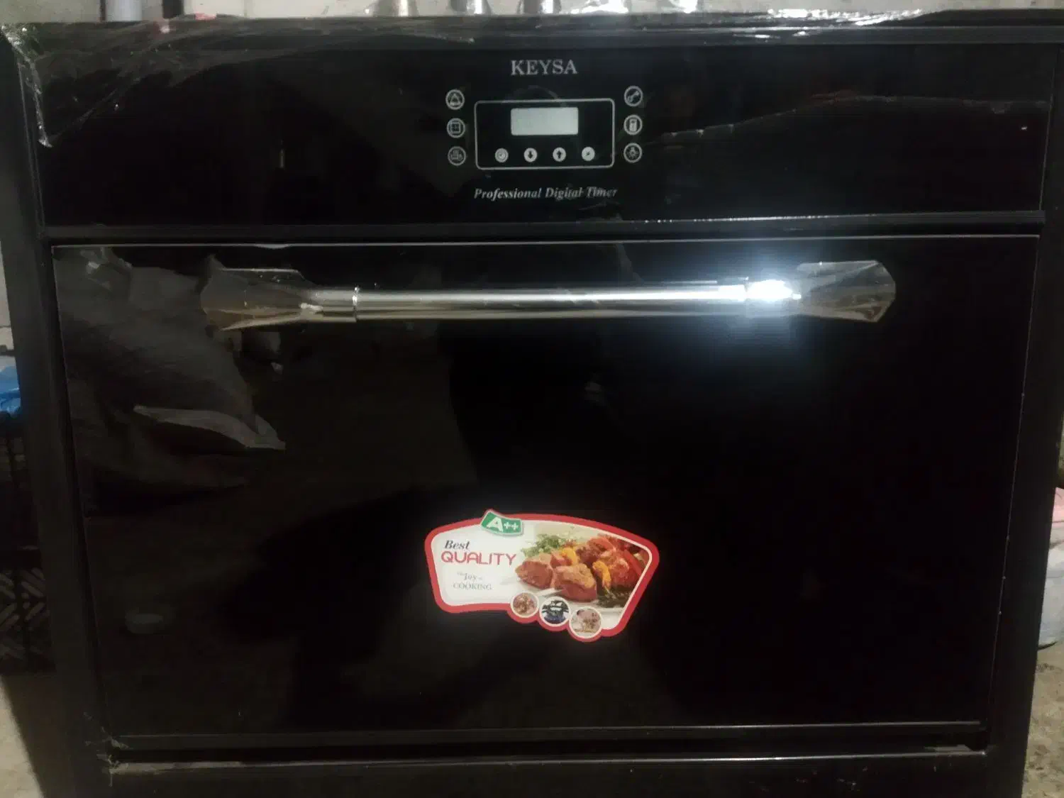 گاز طرح فر شیشه ای مشکی|اجاق گاز و لوازم برقی پختوپز|گلوگاه, |دیوار