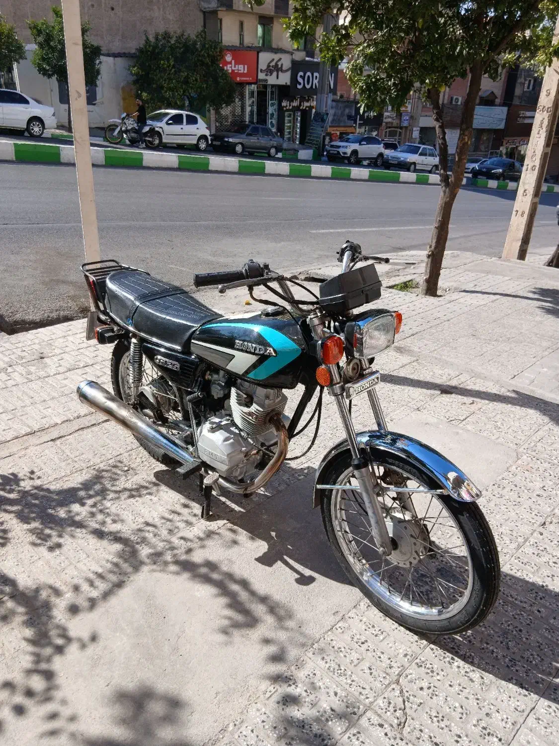 موتورسیکلت هنداپیشتاز۸۹پنج دنده استارتی|موتورسیکلت|گرگان, |دیوار