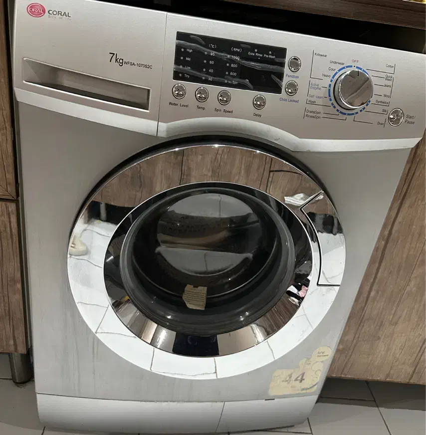 ماشین لباسشویی کرال ۷کیلو|ماشین لباسشویی و خشککن لباس|اندیشه, اندیشه فاز ۱|دیوار