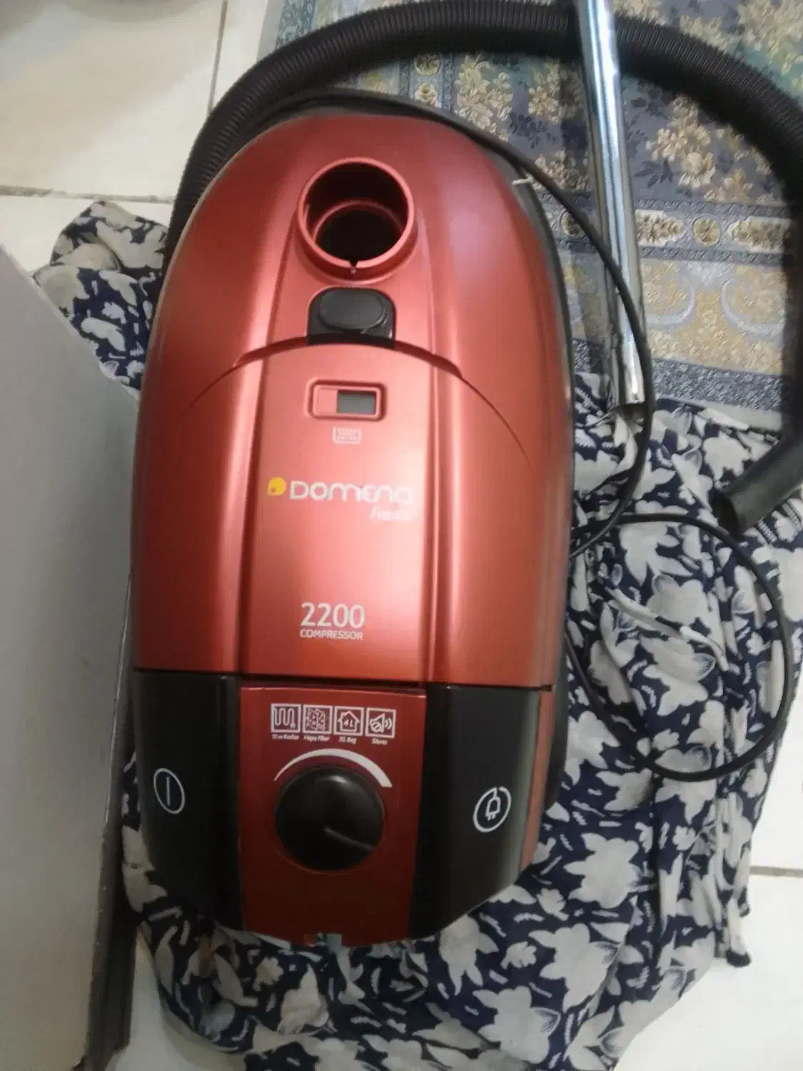 جاروبرقی دومنا۲۲۰۰ درحدنوبدون تعمیر سالم وبه شرط|جاروبرقی، جارو شارژی، بخارشو|رودهن, |دیوار