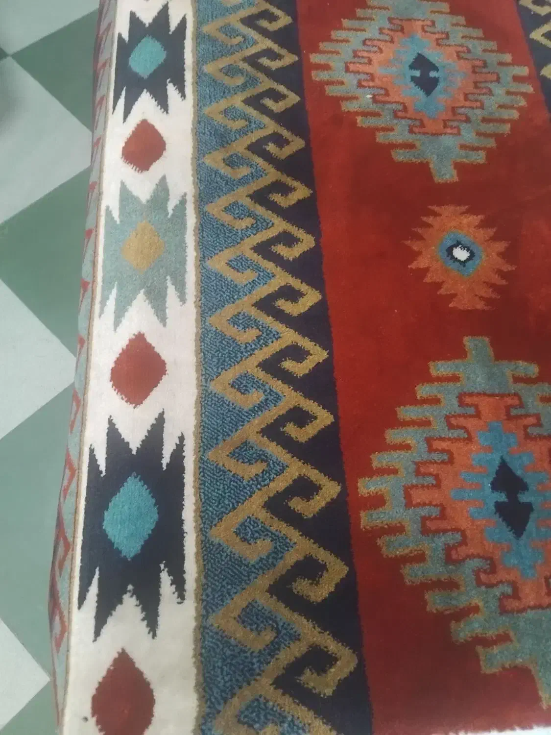 کناره فرش|گلیم، جاجیم، گبه|اسلام‌شهر, شهرک سعیدیه|دیوار