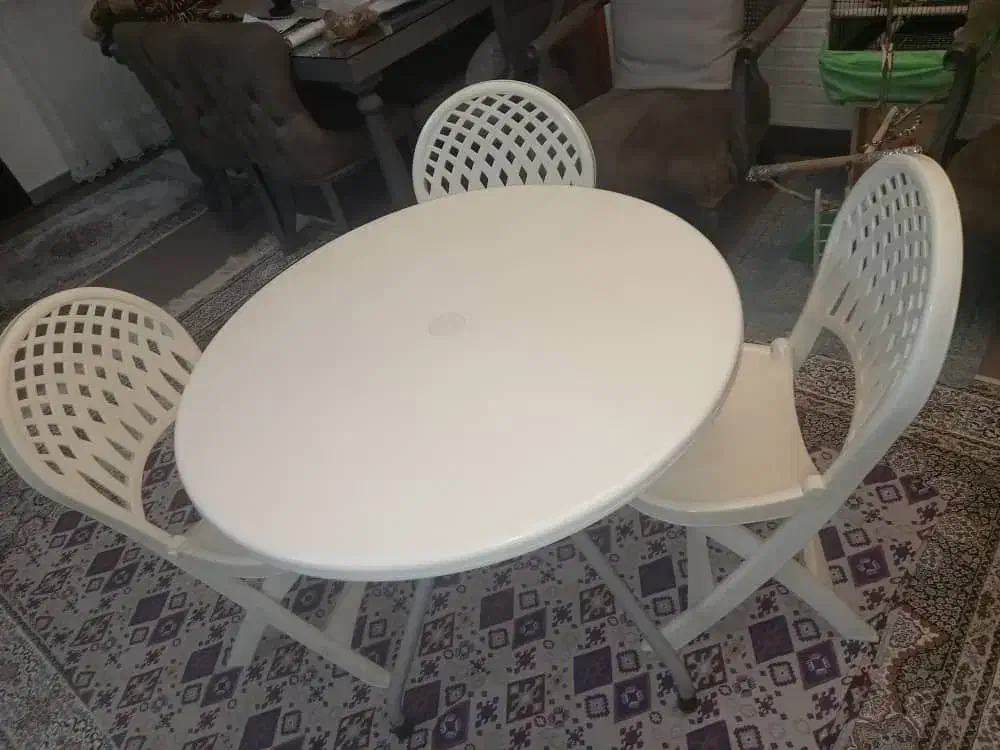 میز ناهارخوری ۳نفره|میز و صندلی غذاخوری|بندر انزلی, کوی آزادگان|دیوار