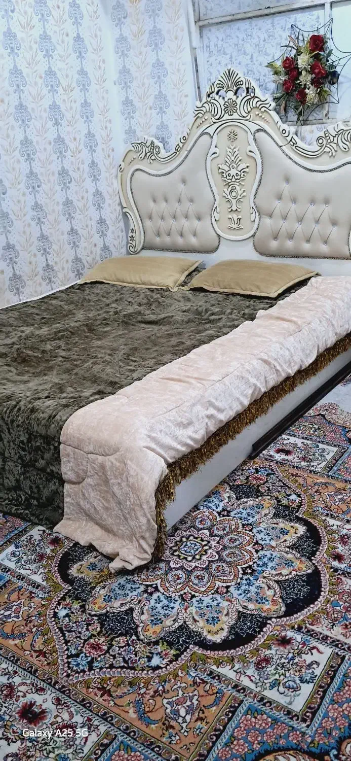 تختخواب دونفره|تخت و سرویس خواب|کارون, |دیوار