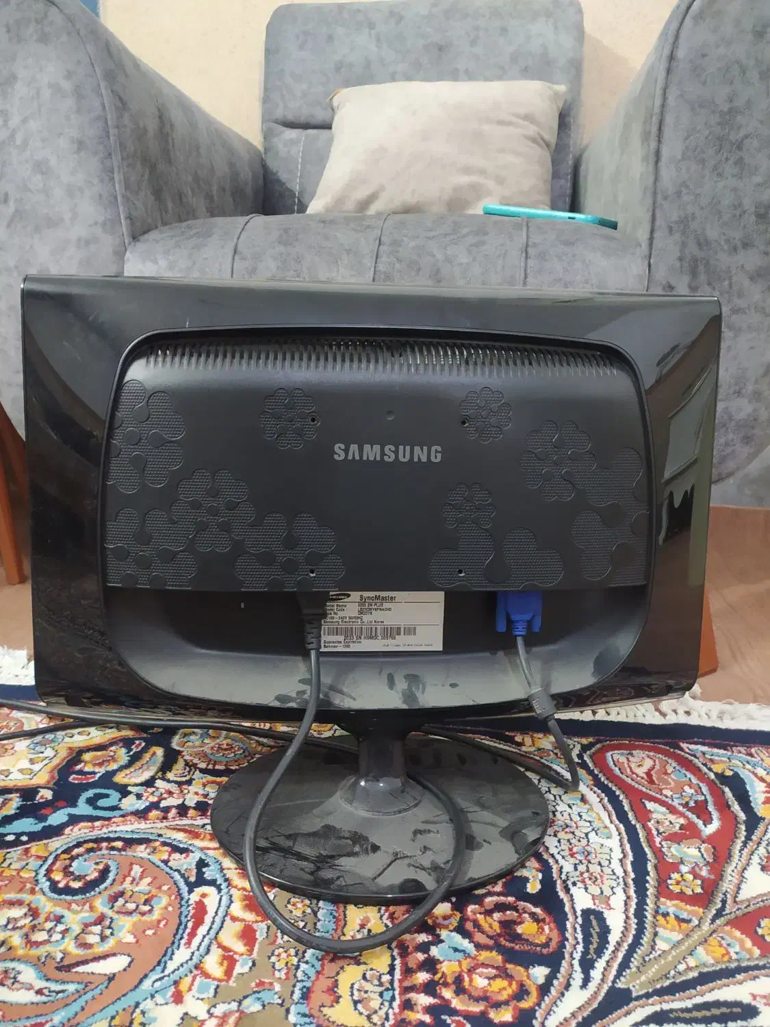 مانیتور سامسونگ ۲۰ اینچ|قطعات و لوازم جانبی رایانه|قم, شهرک فاطمیه|دیوار