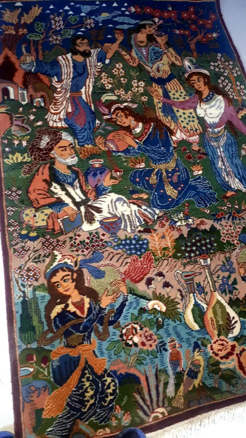 قالیچه دستباف کاشمر کرک نو|فرش|تهران, بوستان چیتگر|دیوار