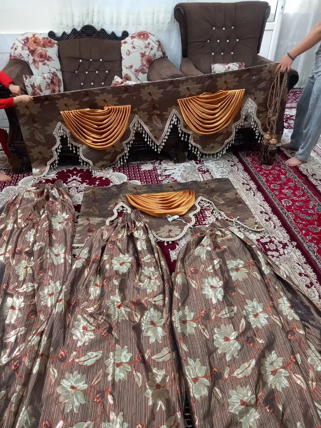پرده.اوازم خانگی|پرده، رانر، رومیزی|الیگودرز, |دیوار