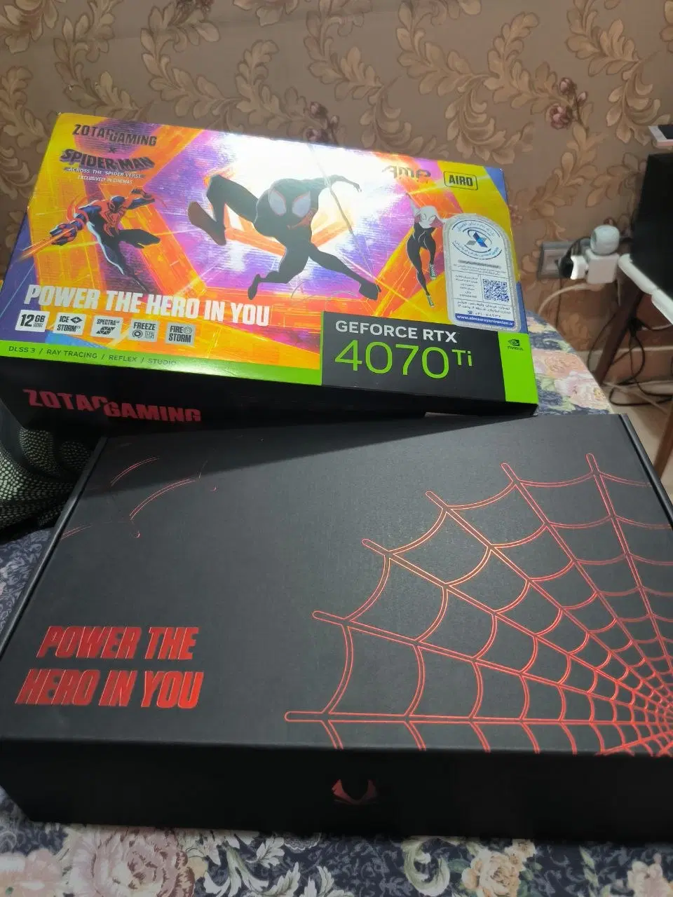 4070ti zotac spiderman edition|قطعات و لوازم جانبی رایانه|مشهد, شهرک امام هادی (شهرک غرب)|دیوار