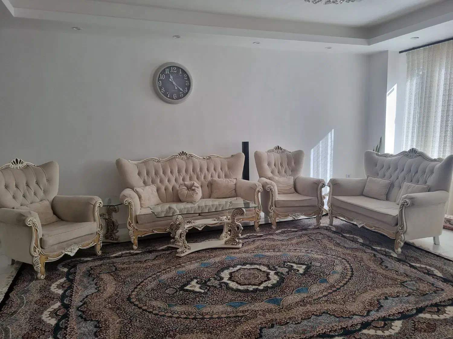 مبل ۷ نفره|مبلمان خانگی و میز عسلی|تاکستان, |دیوار