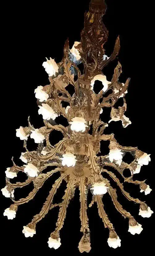 لوستر تمام برنج شیک|لوستر و چراغ آویز|مشهد, آزادشهر|دیوار