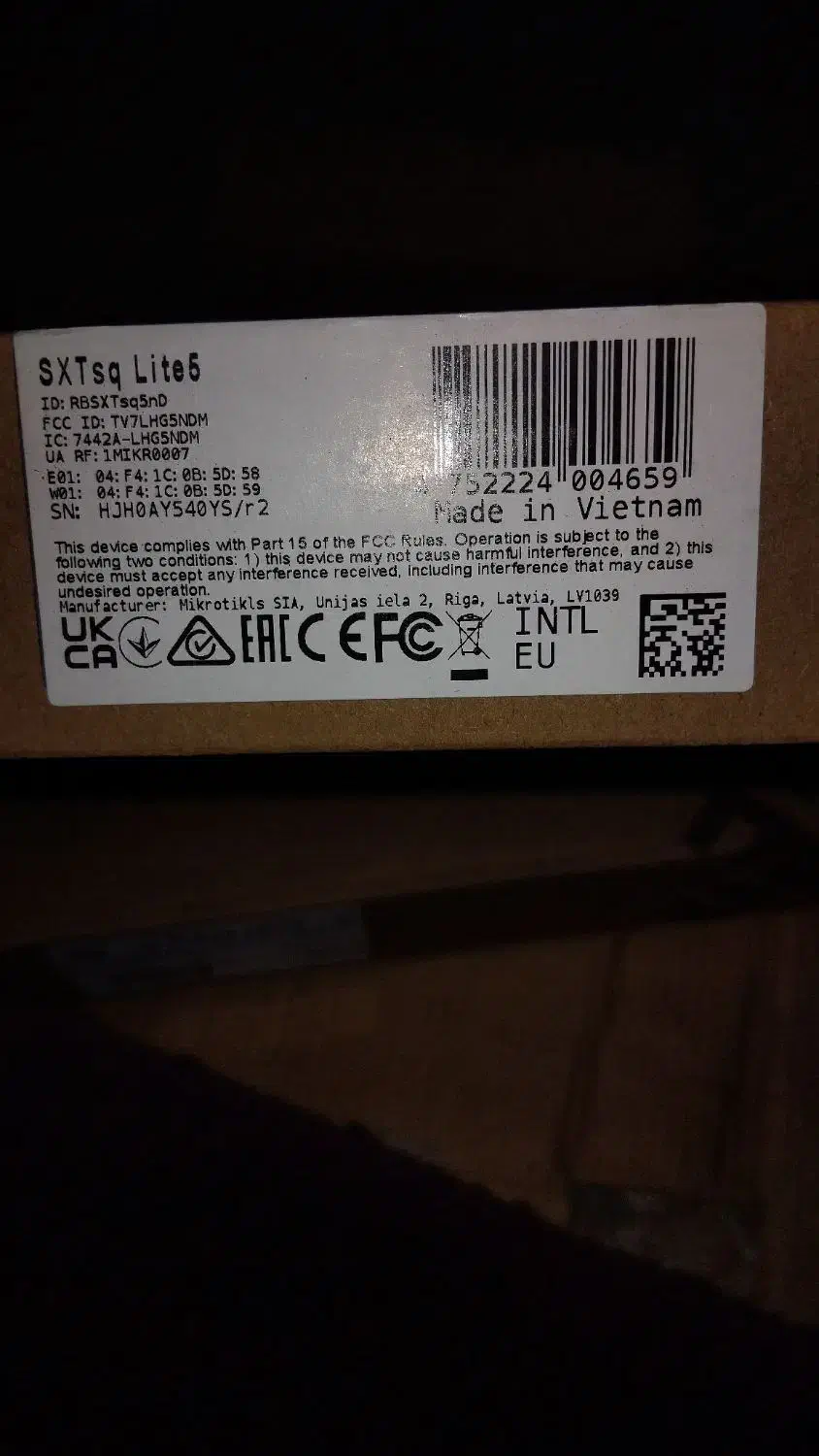 انتن میکروتبک SXT آکبند SQ Lite5|مودم و تجهیزات شبکه|تنکابن, |دیوار