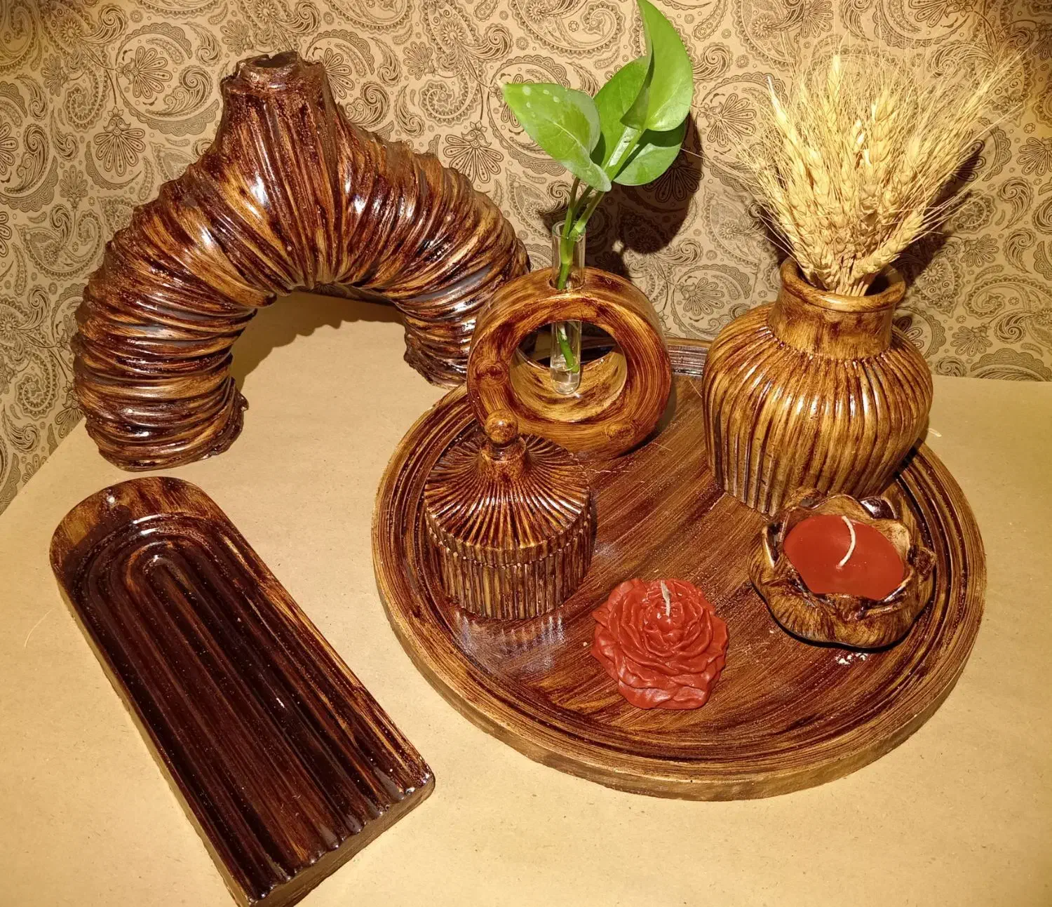 انواع اکسسوری وهفت سین های سنگ مصنوعی|صنایع دستی و سایر لوازم تزئینی|خنجین, |دیوار