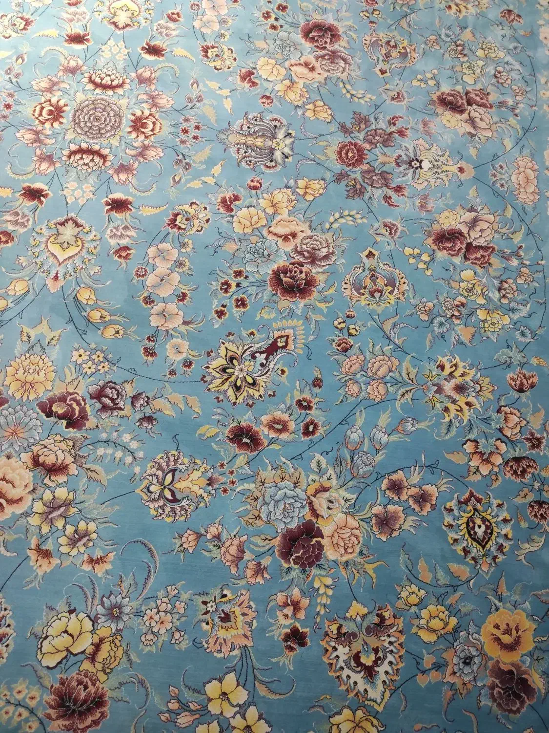 یه جفت فرش ۱۲۰۰ شونه کاشمر|فرش|کاشمر, |دیوار