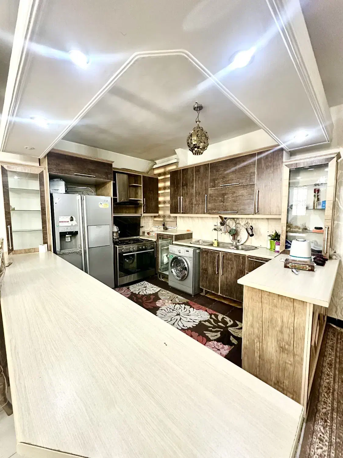 ۸۸متر/تاپ لوکیشن/سالن پرده خور/پارکینگ دار/قائمیه|فروش آپارتمان|اسلام‌شهر, شهرک قائمیه|دیوار