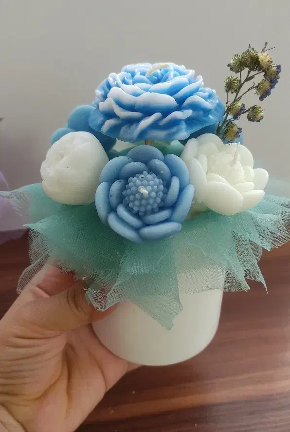 باکس گل شمع جاویدان|صنایع دستی و سایر لوازم تزئینی|ساری, |دیوار