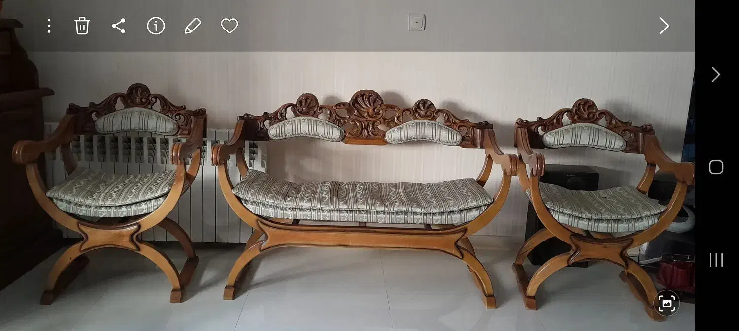 مبل استیل بانهاری خوری بسیار محکم|مبلمان خانگی و میز عسلی|تهران, آسمان|دیوار