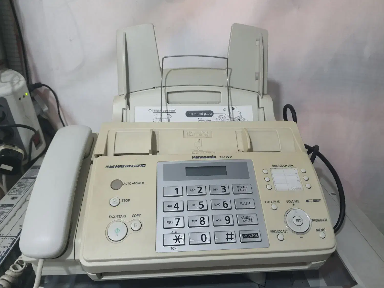 فکس پاناسونیک ژاپن|پرینتر، اسکنر، کپی، فکس|میانه, |دیوار