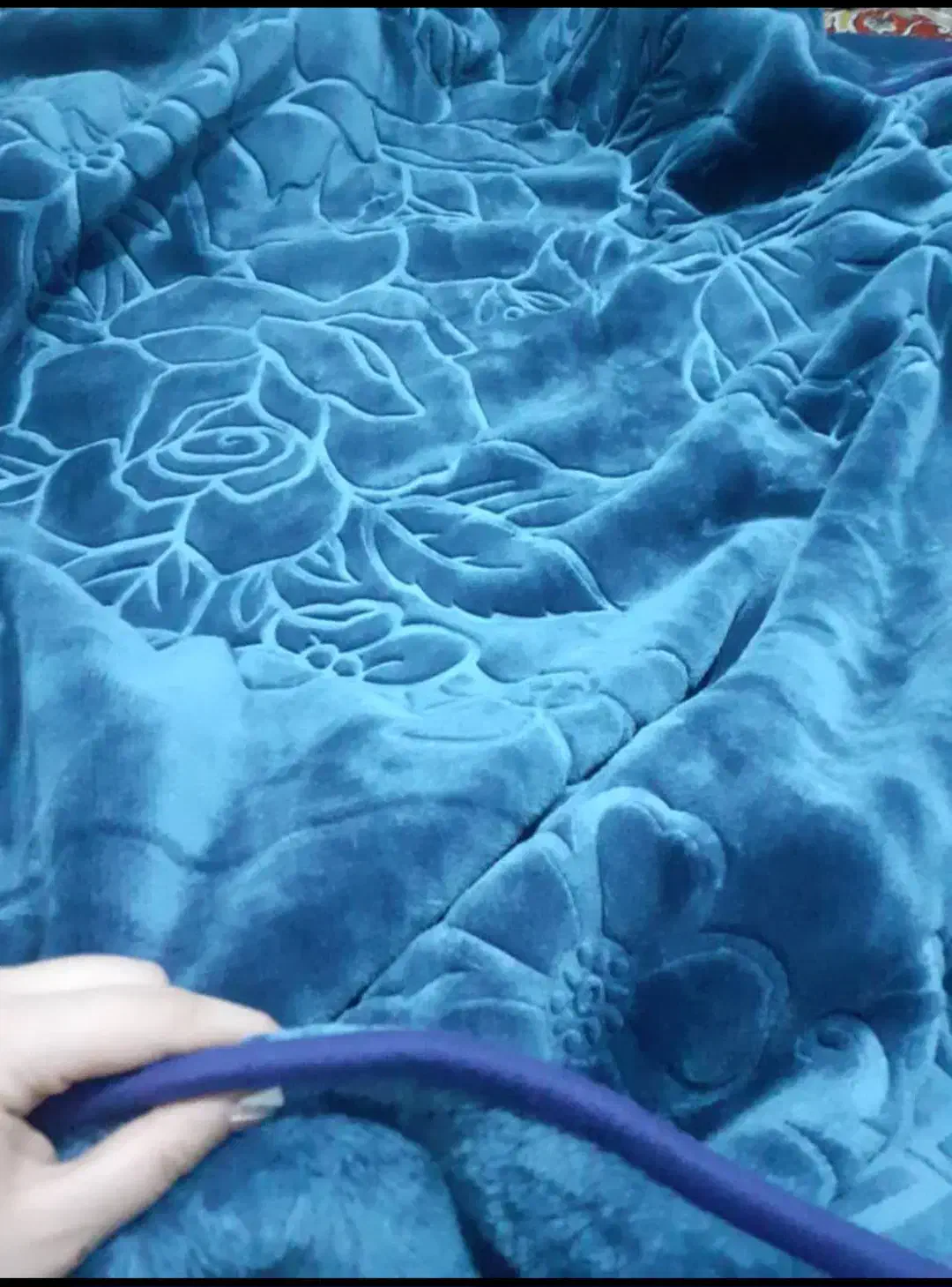 پتو گلبافت ونرمین دو نفره|رختخواب، بالش، پتو|رامهرمز, |دیوار